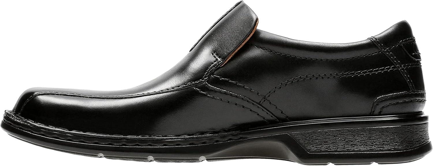 imageClarks Mens Escalade StepBlack Black Leather