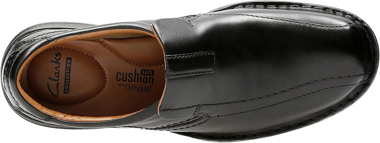 imageClarks Mens Escalade StepBlack Black Leather