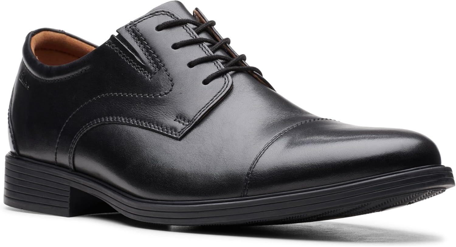 imageClarks Mens Whiddon Cap Oxford ShoesBlack Black 193911tcx