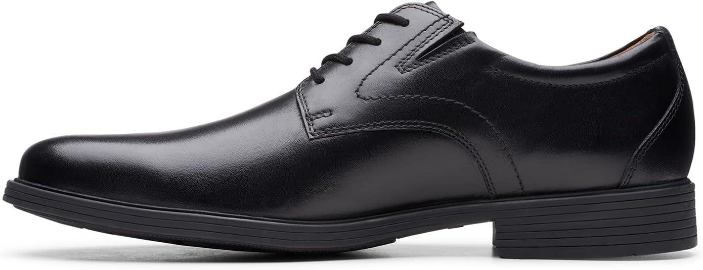 imageClarks Mens Whiddon Cap Oxford ShoesBlack Black Leather