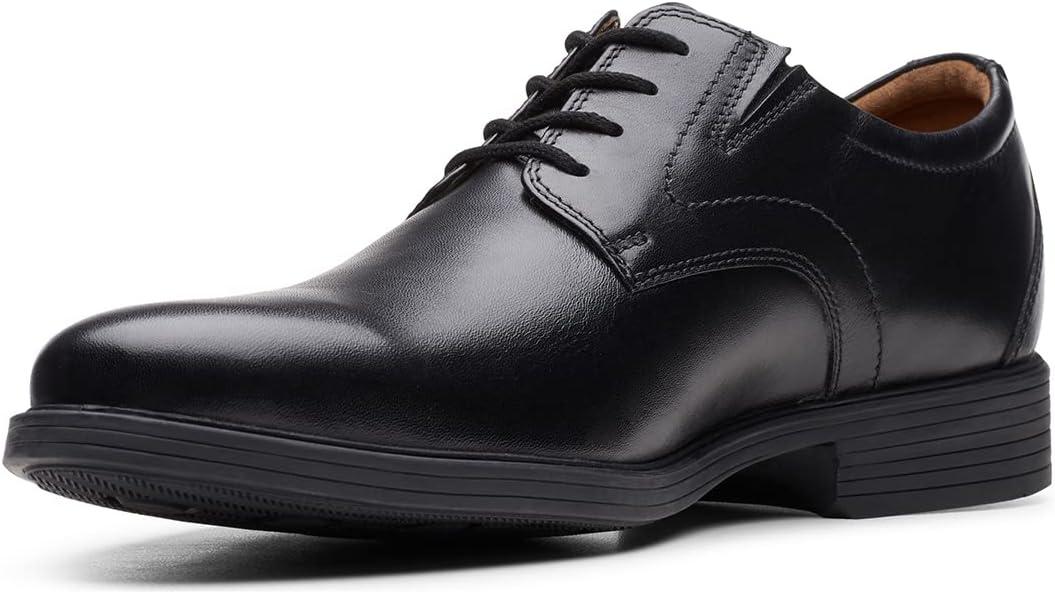 imageClarks Mens Whiddon Cap Oxford ShoesBlack Black Leather