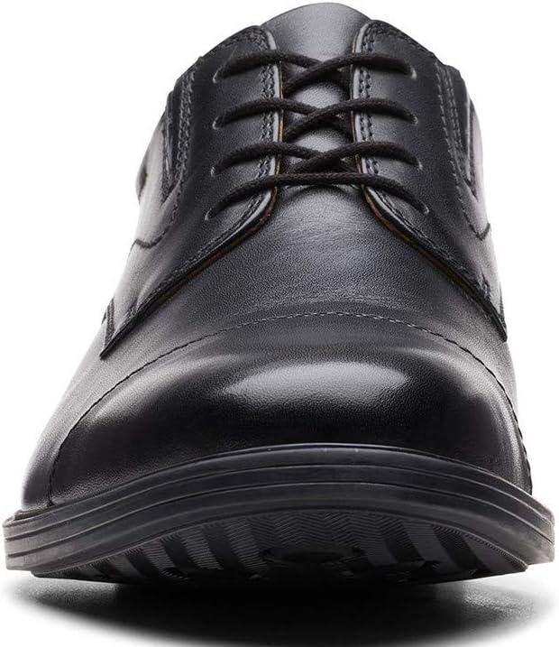 imageClarks Mens Whiddon Cap Oxford ShoesBlack Leather