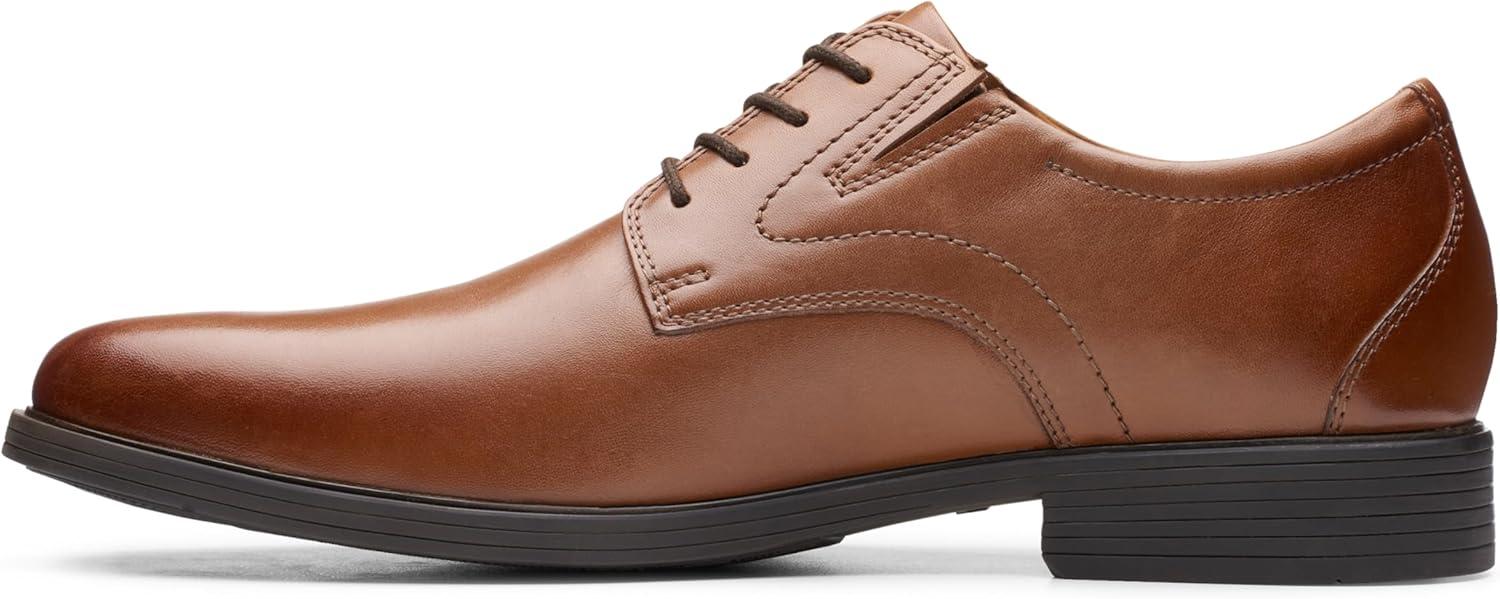 imageClarks Mens Whiddon Cap Oxford ShoesDark Tan