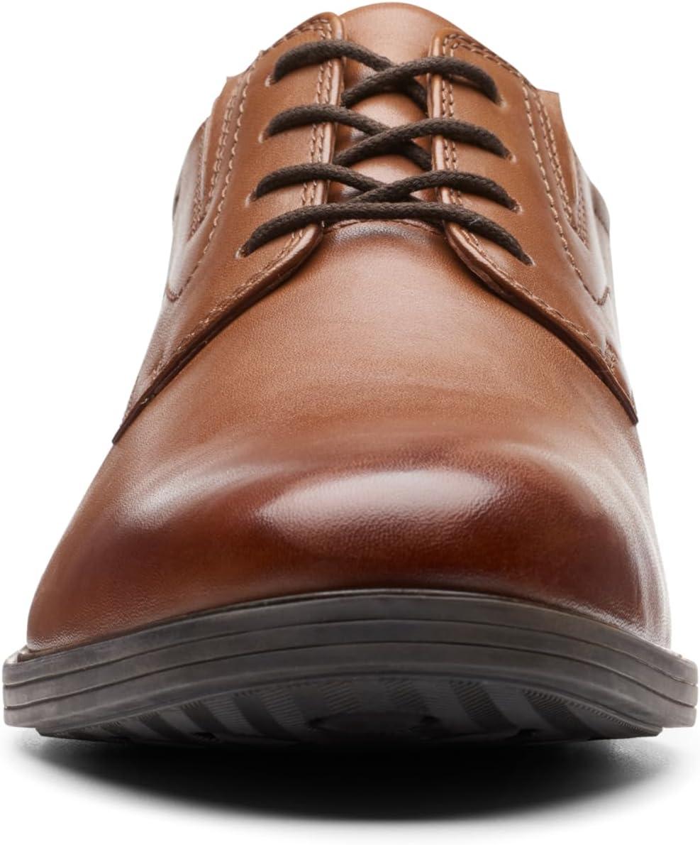 imageClarks Mens Whiddon Cap Oxford ShoesDark Tan