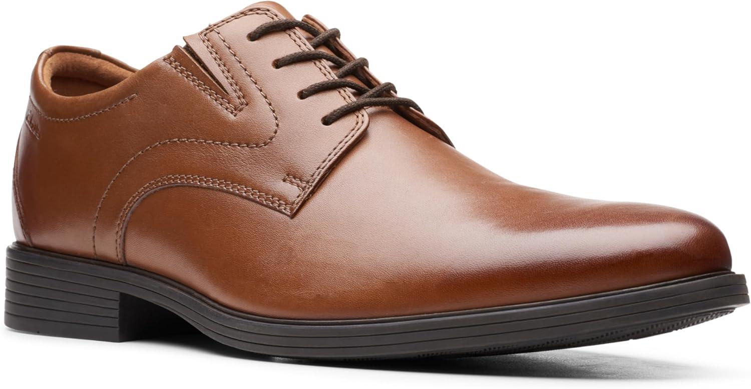 imageClarks Mens Whiddon Cap Oxford ShoesDark Tan