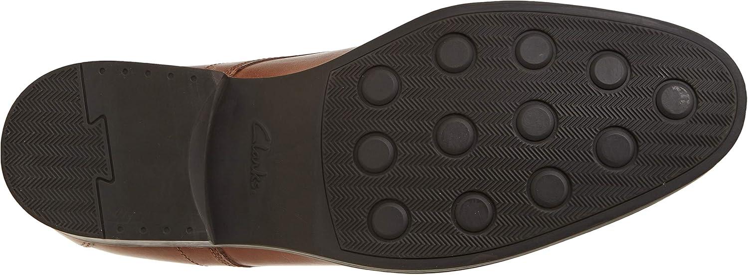 imageClarks Mens Whiddon Cap Oxford ShoesDark Tan Lea