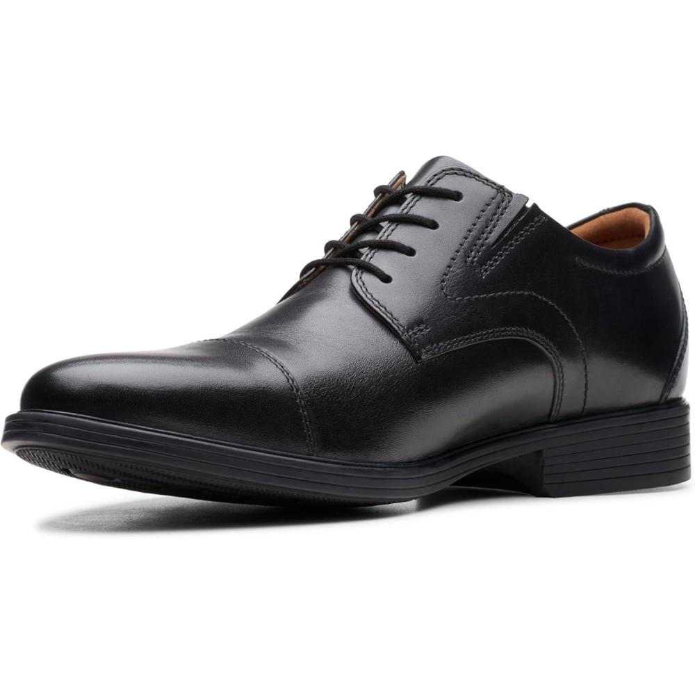 imageClarks Mens Whiddon Cap Oxford ShoesBlack Black 193911tcx