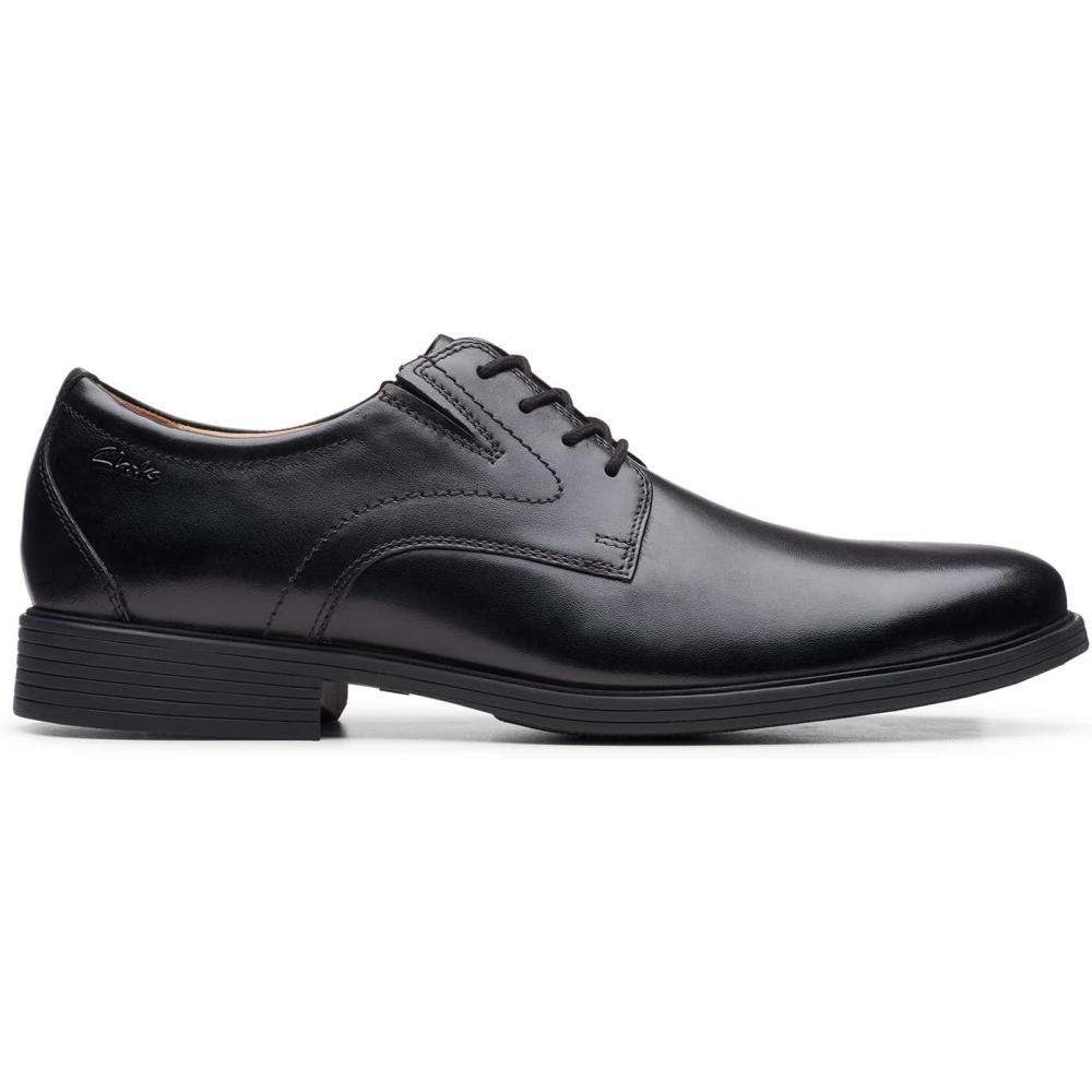 imageClarks Mens Whiddon Cap Oxford ShoesBlack Black Leather