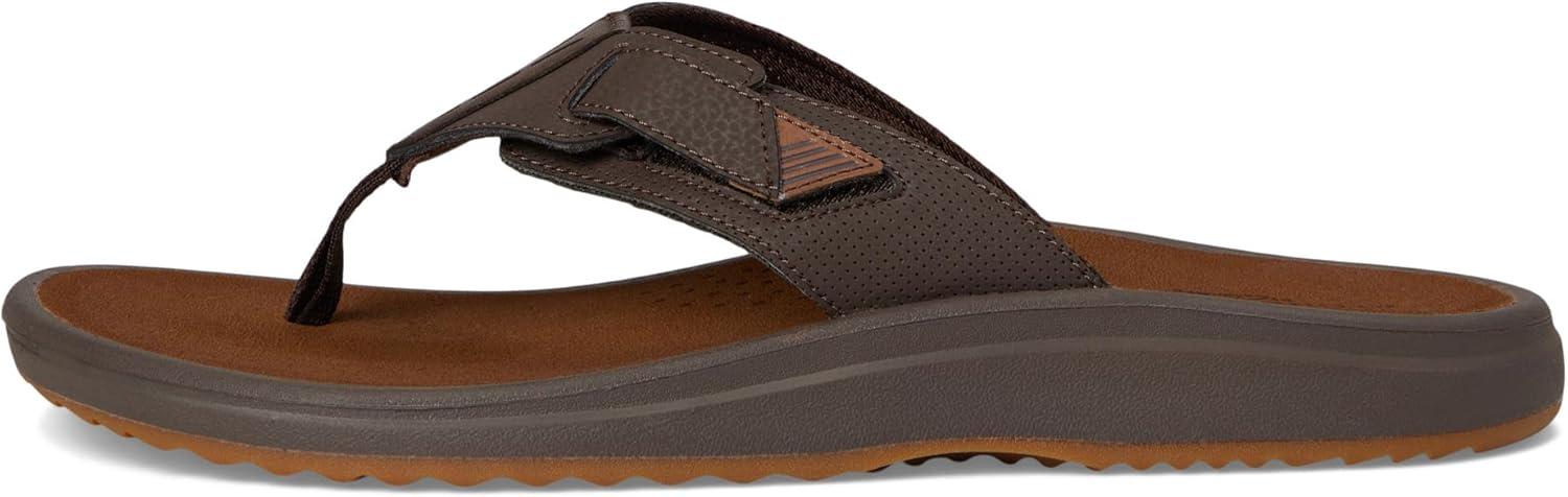 imageClarks Mens Breeze Cloudsteppers FlipFlopBrown Synthetic