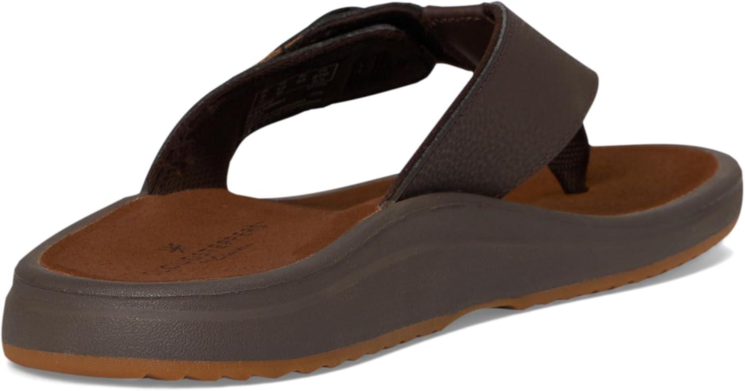 imageClarks Mens Breeze Cloudsteppers FlipFlopBrown Synthetic