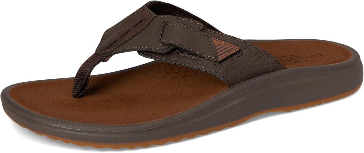 imageClarks Mens Breeze Cloudsteppers FlipFlopBrown Synthetic
