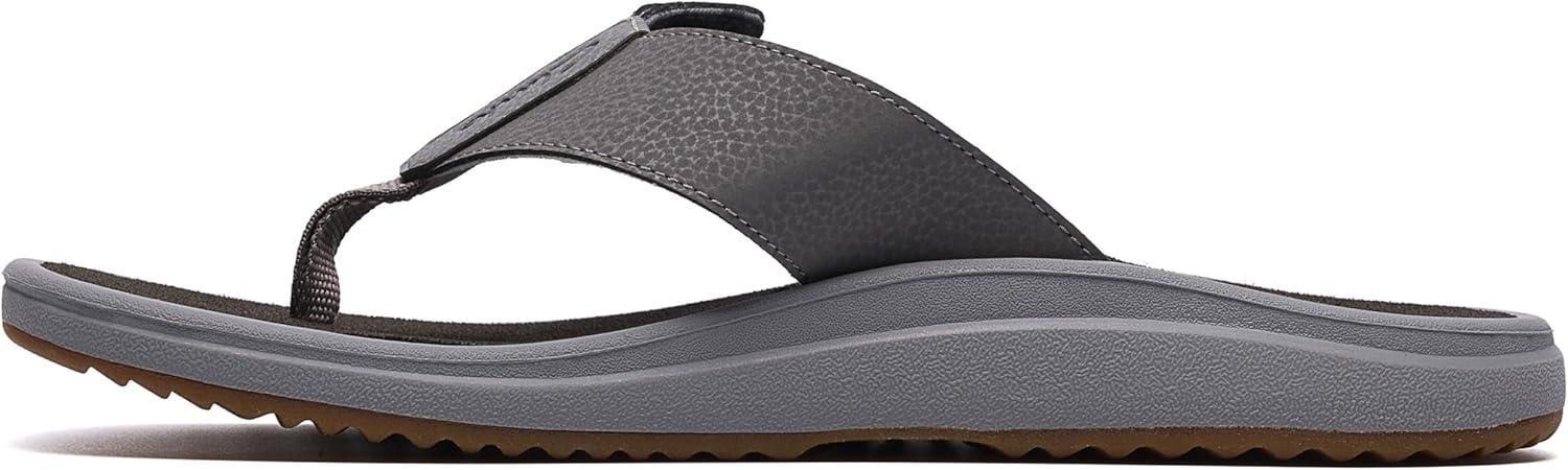 imageClarks Mens Breeze Cloudsteppers FlipFlopGrey Suede