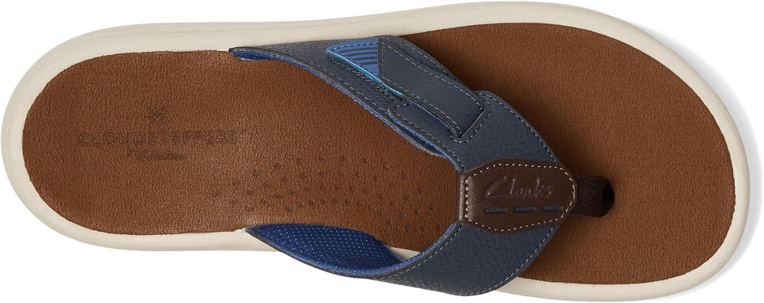 imageClarks Mens Breeze Cloudsteppers FlipFlopNavy Synthetic