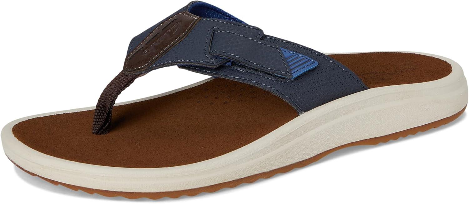 imageClarks Mens Breeze Cloudsteppers FlipFlopNavy Synthetic