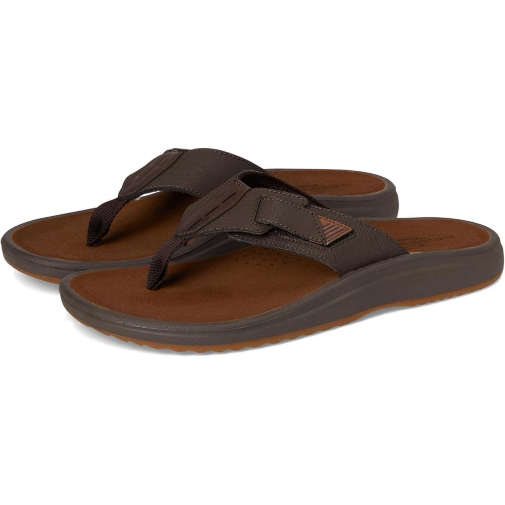 imageClarks Mens Breeze Cloudsteppers FlipFlopBrown Synthetic