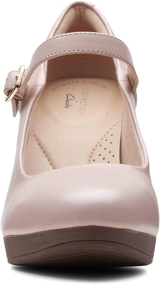 imageClarks Womens Ambyr Joy PumpDusty Rose Leather