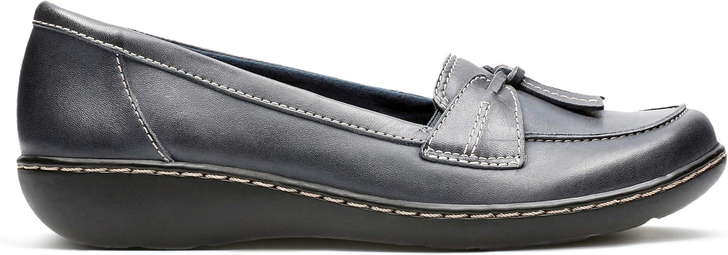 imageClarks Womens Ashland Bubble Slip On LoafersNavy
