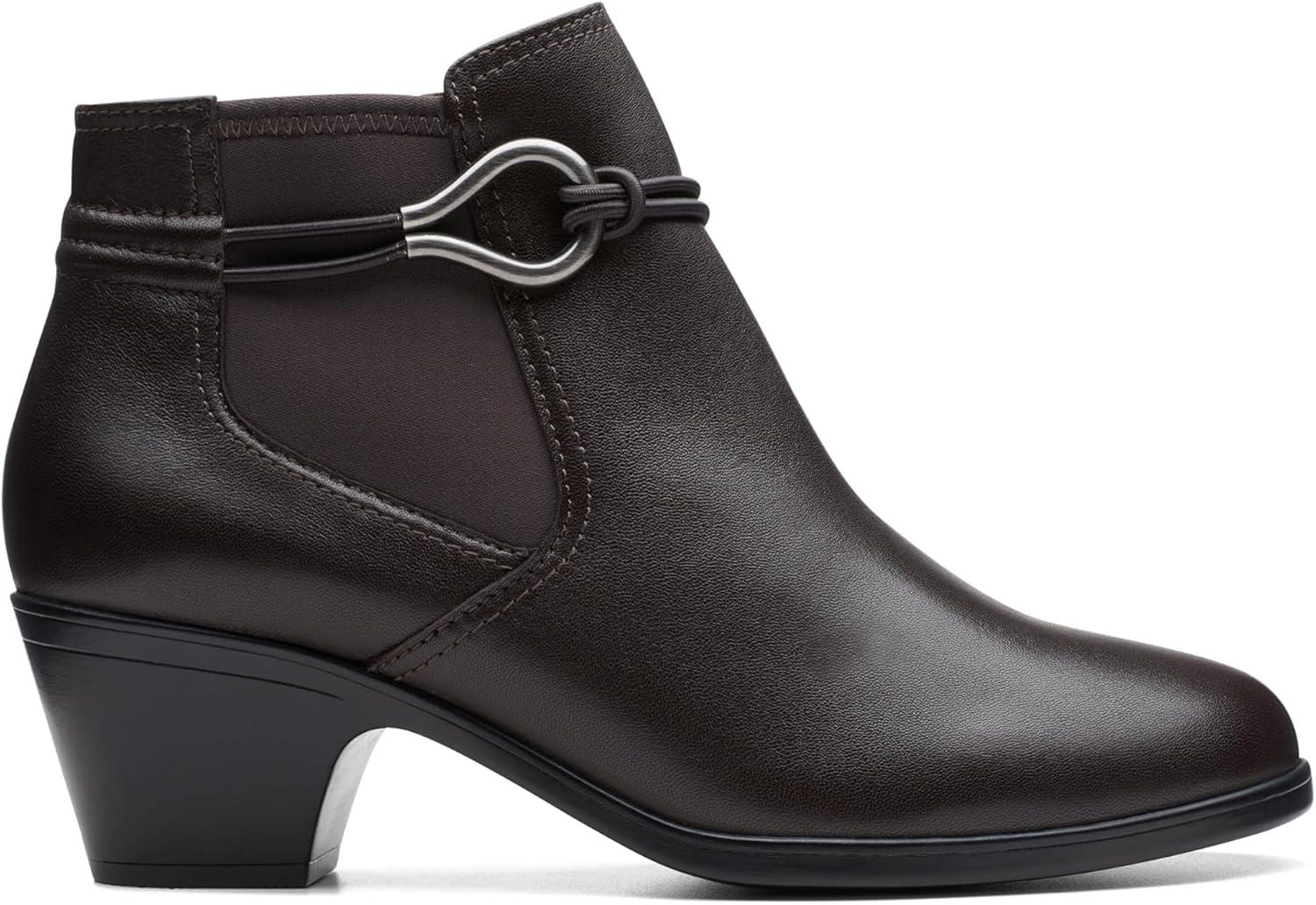 imageClarks Womens Emily 2 Kaylie BootsDark Brown Leather