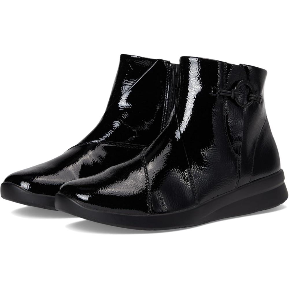 imageClarks Womens Ellowyn DevaBlack Crinkle Patent