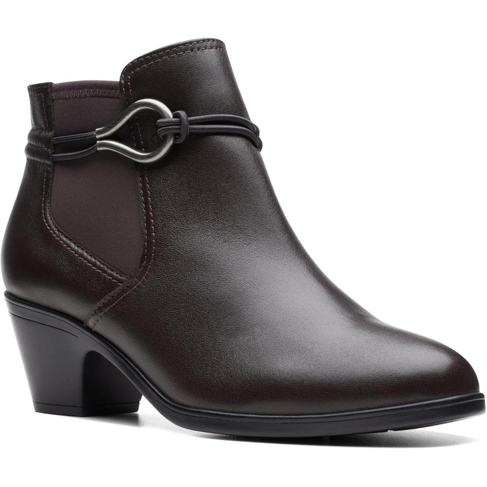 imageClarks Womens Emily 2 Kaylie BootsDark Brown Leather