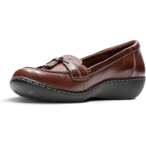 Clarks Women’s Ashland Bubble Slip On Loafers(Brown Multi)