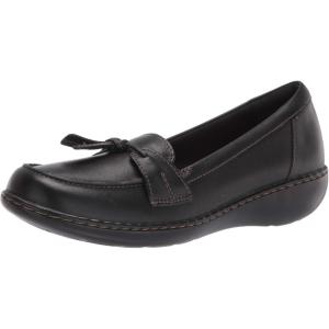 Clarks Women’s Ashland Bubble Slip On Loafers(Burgundy Leather)