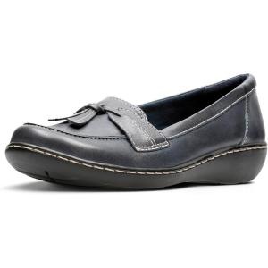 Clarks Women’s Ashland Bubble Slip On Loafers(Navy)