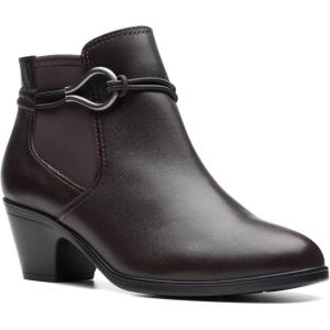 Clarks Women’s Emily 2 Kaylie Boots(Dark Brown Leather)
