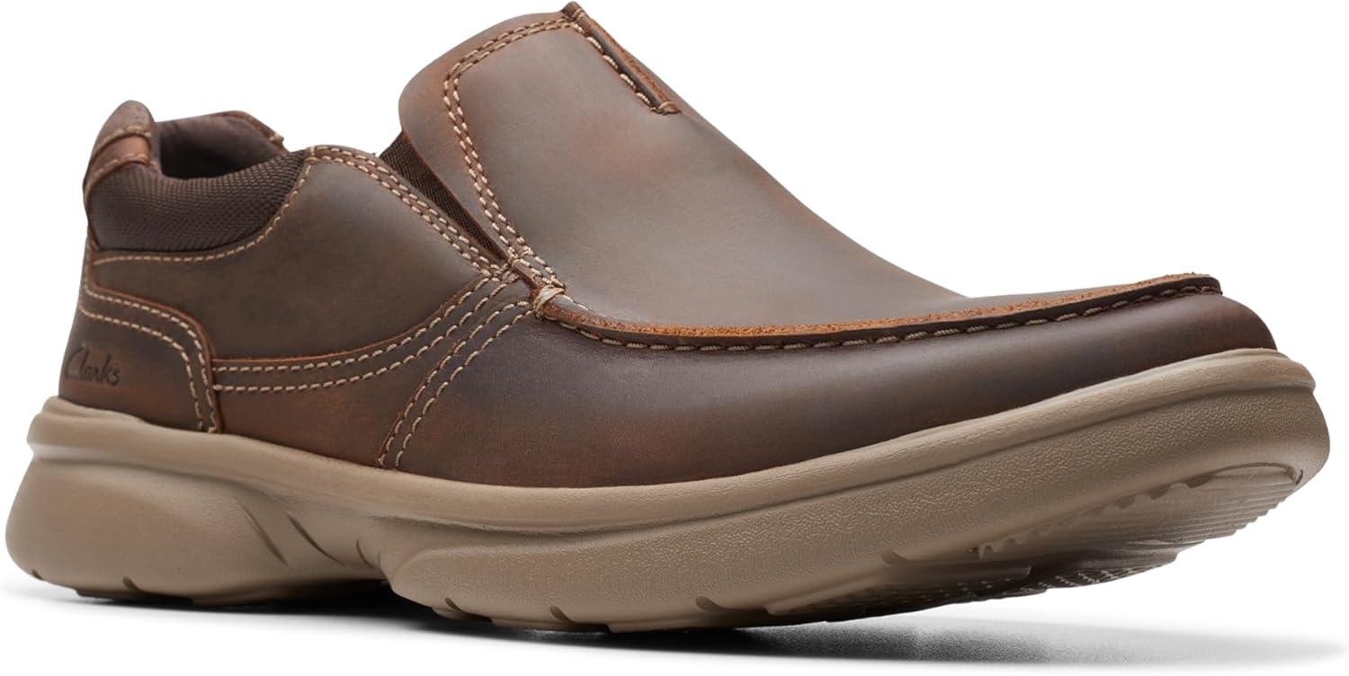 imageClarks Mens Bradley Free LoafersBeeswax Leather