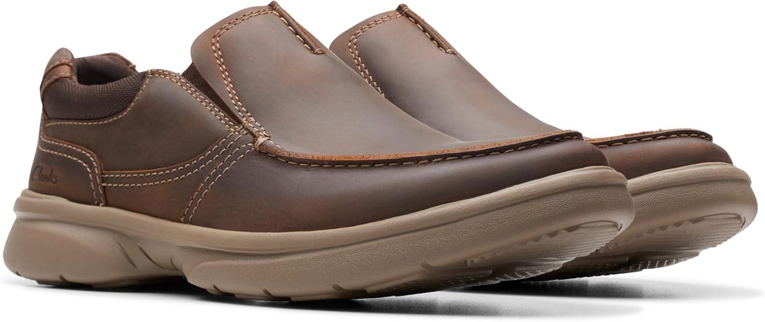 imageClarks Mens Bradley Free LoafersBeeswax Leather