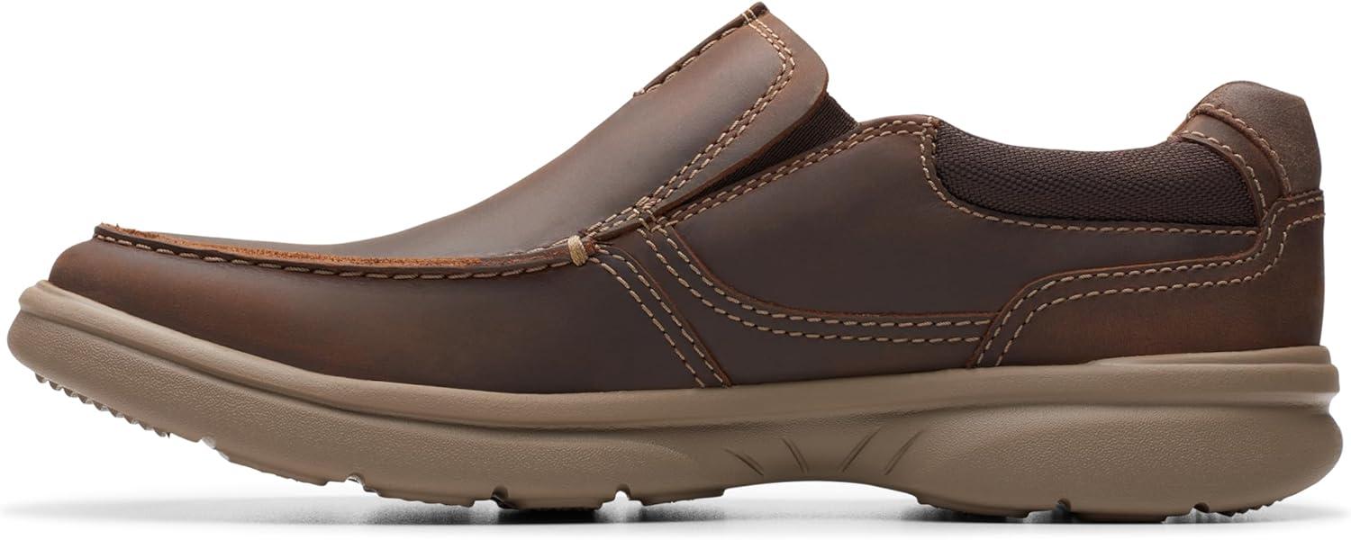 imageClarks Mens Bradley Free LoafersBeeswax Leather