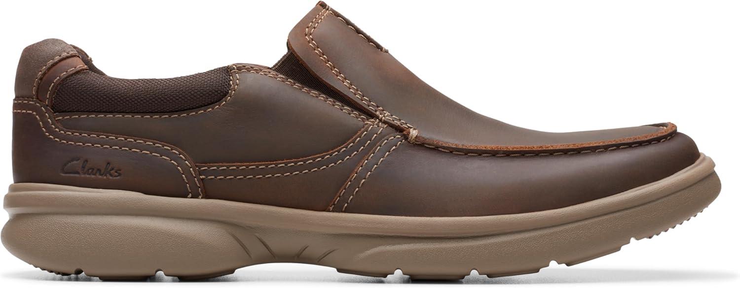 imageClarks Mens Bradley Free LoafersBeeswax Leather