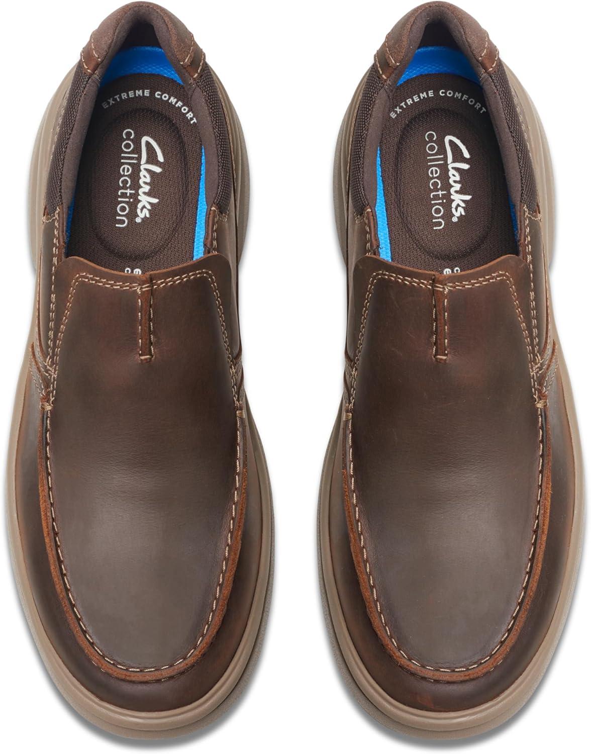 imageClarks Mens Bradley Free LoafersBeeswax Leather
