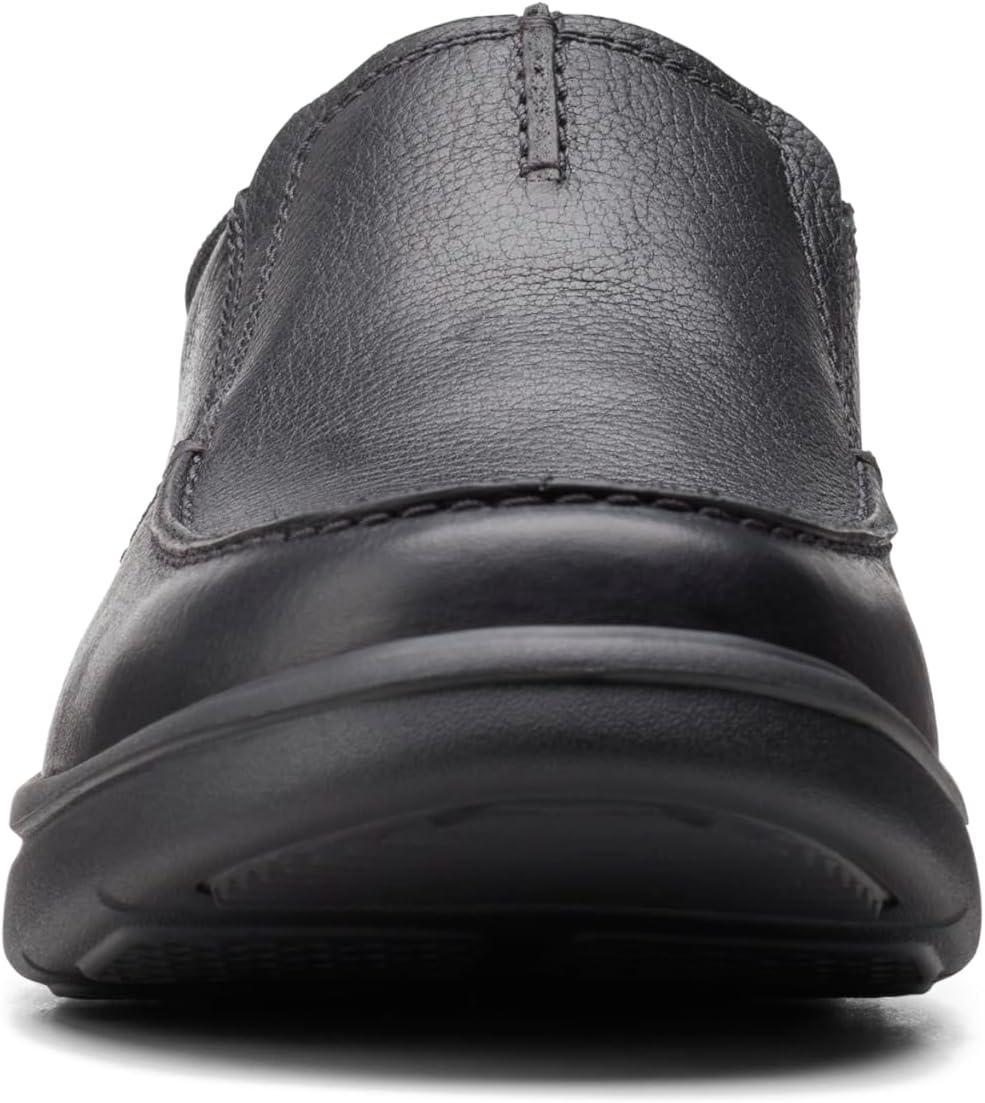 imageClarks Mens Bradley Free LoafersBlk Tumbled Lea