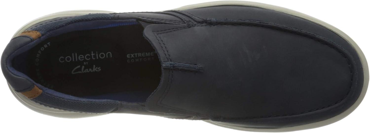 imageClarks Mens Bradley Free LoafersNavy Leather