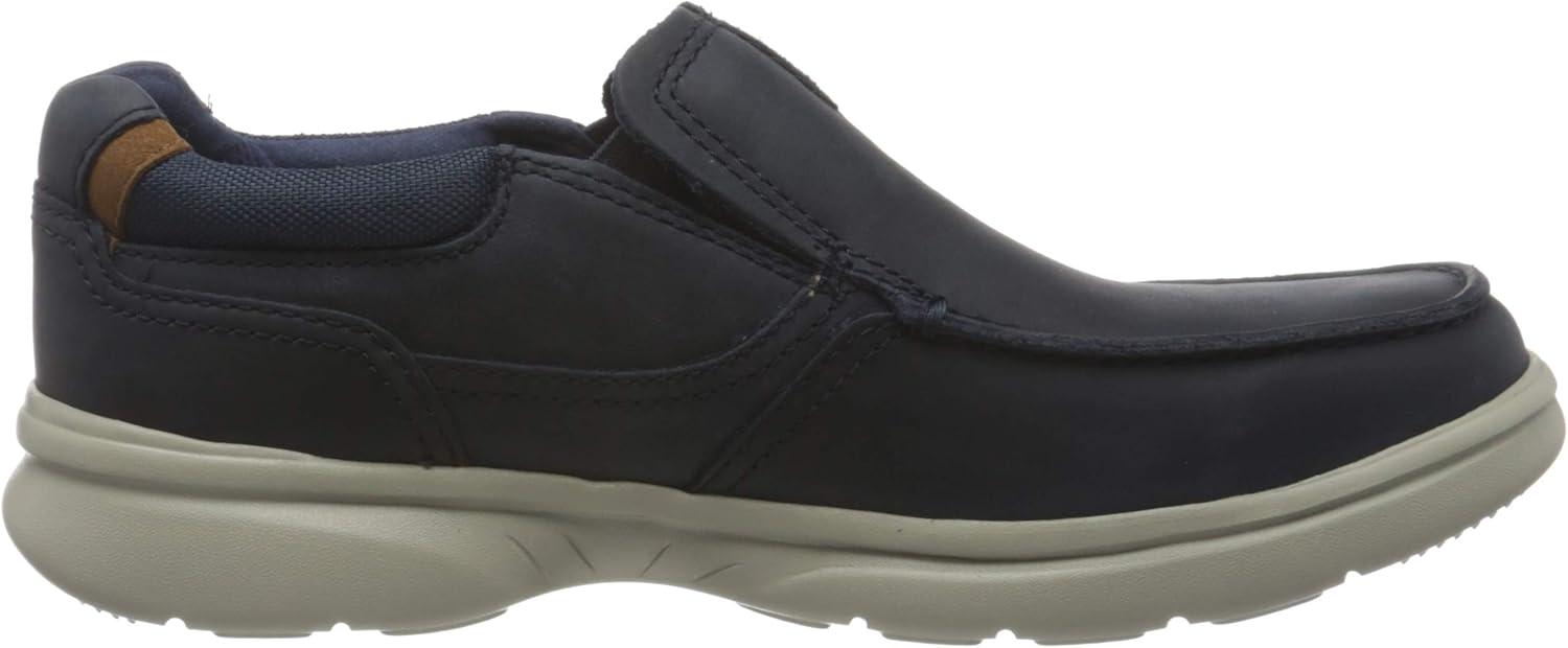 imageClarks Mens Bradley Free LoafersNavy Leather