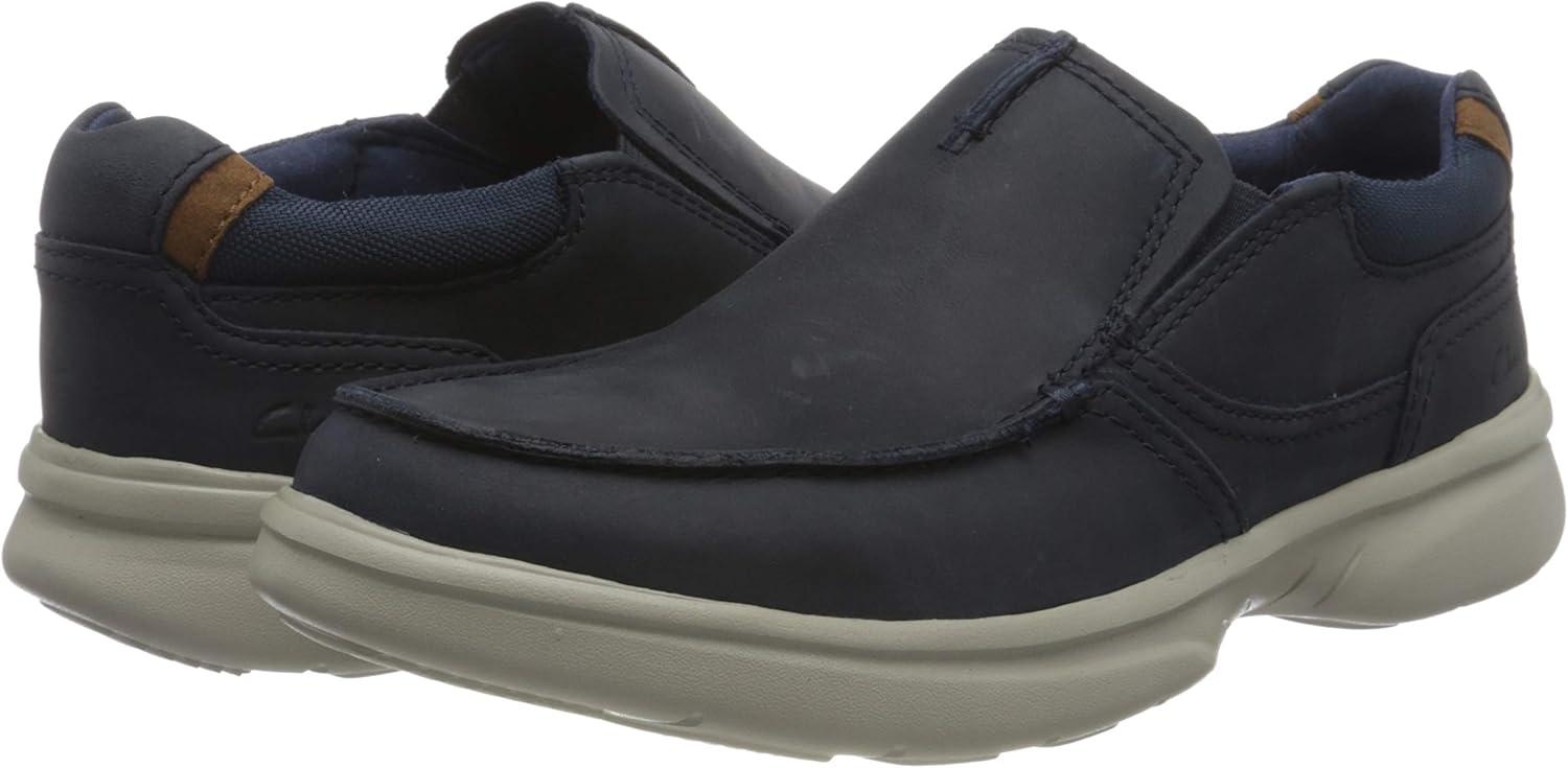 imageClarks Mens Bradley Free LoafersNavy Leather