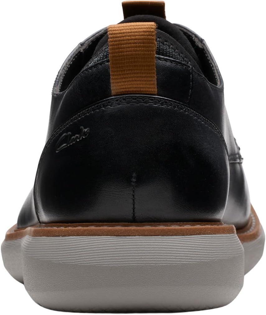 imageClarks Mens Brantin Plain OxfordBlack Leather