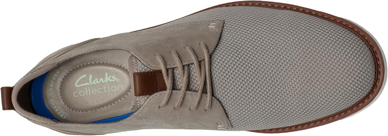 imageClarks Mens Brantin Plain OxfordGrey Knit