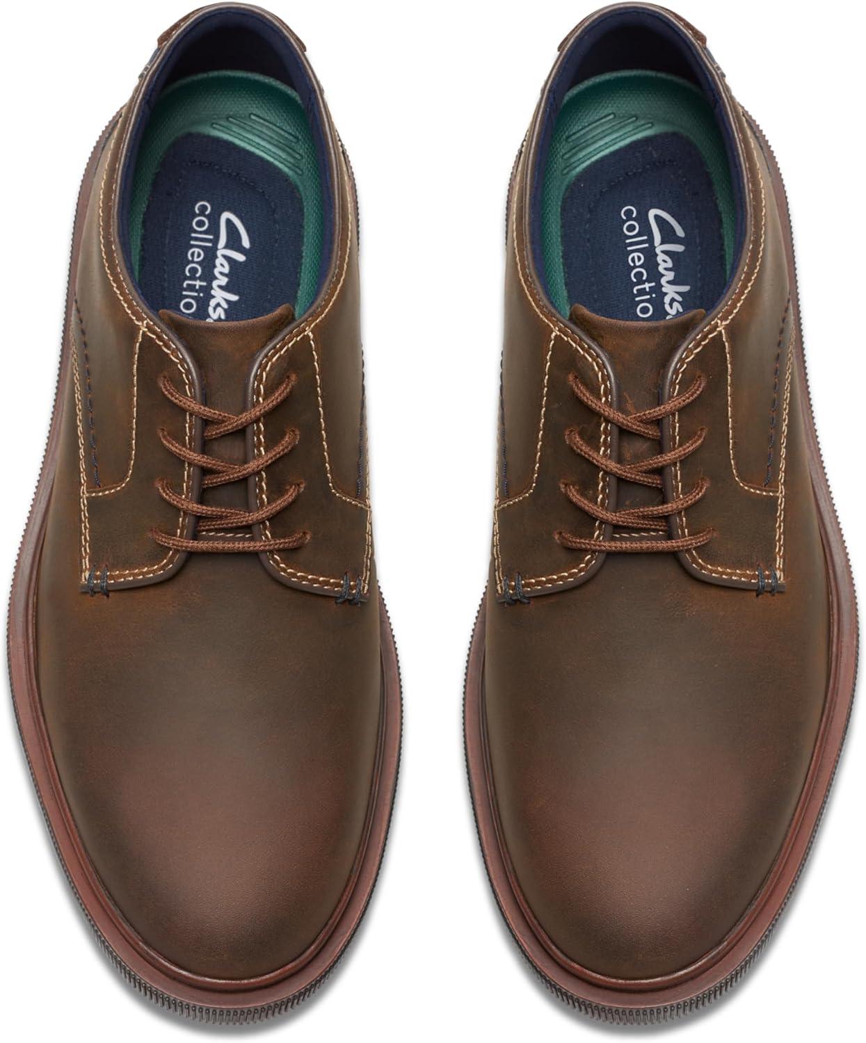 imageClarks Mens Burchill DerbyBeeswax Leather