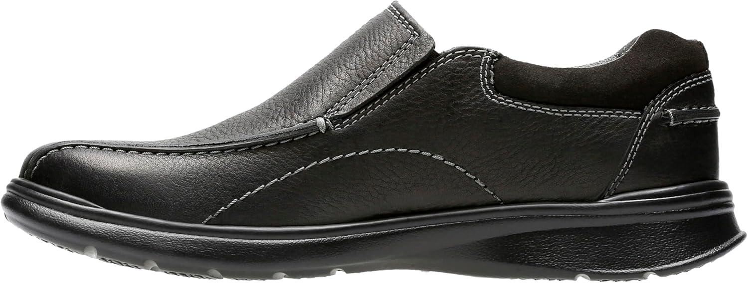 imageClarks Mens Cotrell Step SlipOn LoafersBlack Oily