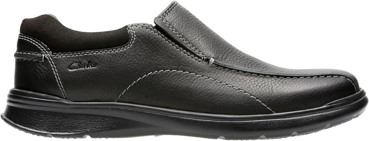 imageClarks Mens Cotrell Step SlipOn LoafersBlack Oily