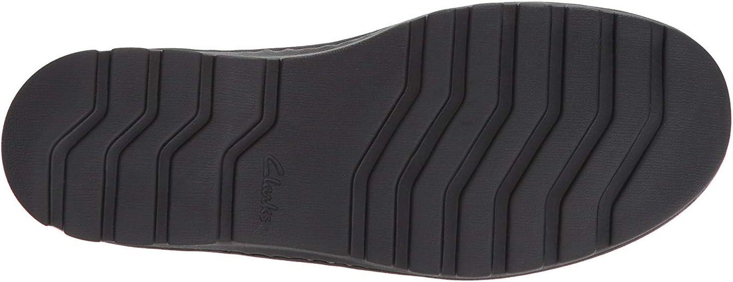 imageClarks Mens Cotrell Step SlipOn LoafersBlack Oily Leather