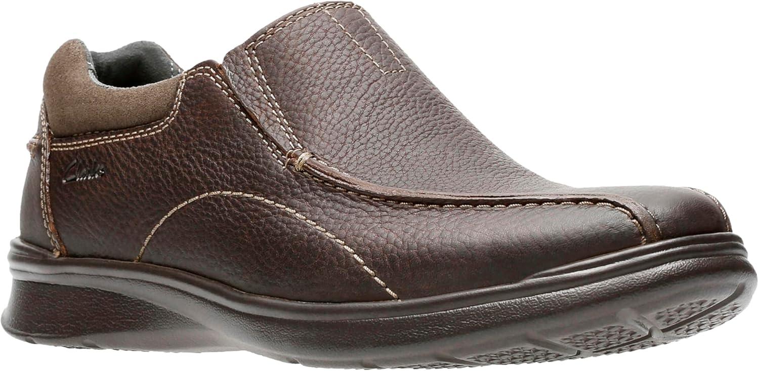 imageClarks Mens Cotrell Step SlipOn LoafersBrown Oily