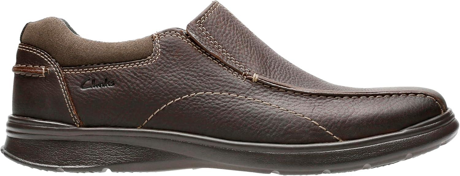 imageClarks Mens Cotrell Step SlipOn LoafersBrown Oily