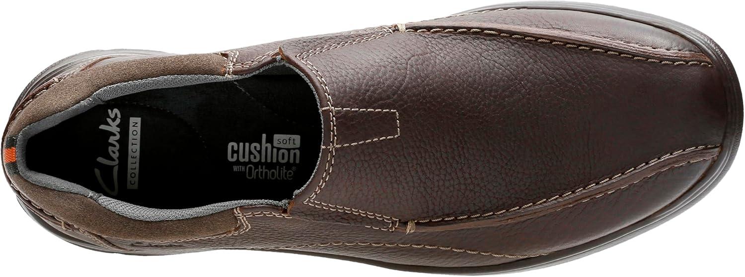 imageClarks Mens Cotrell Step SlipOn LoafersBrown Oily