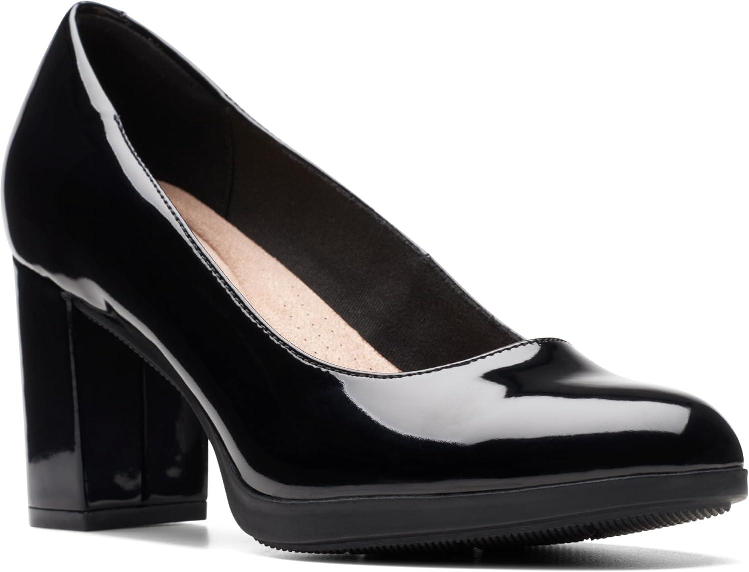 imageClarks Womens Bayla SkipBlack Patent Synthetic