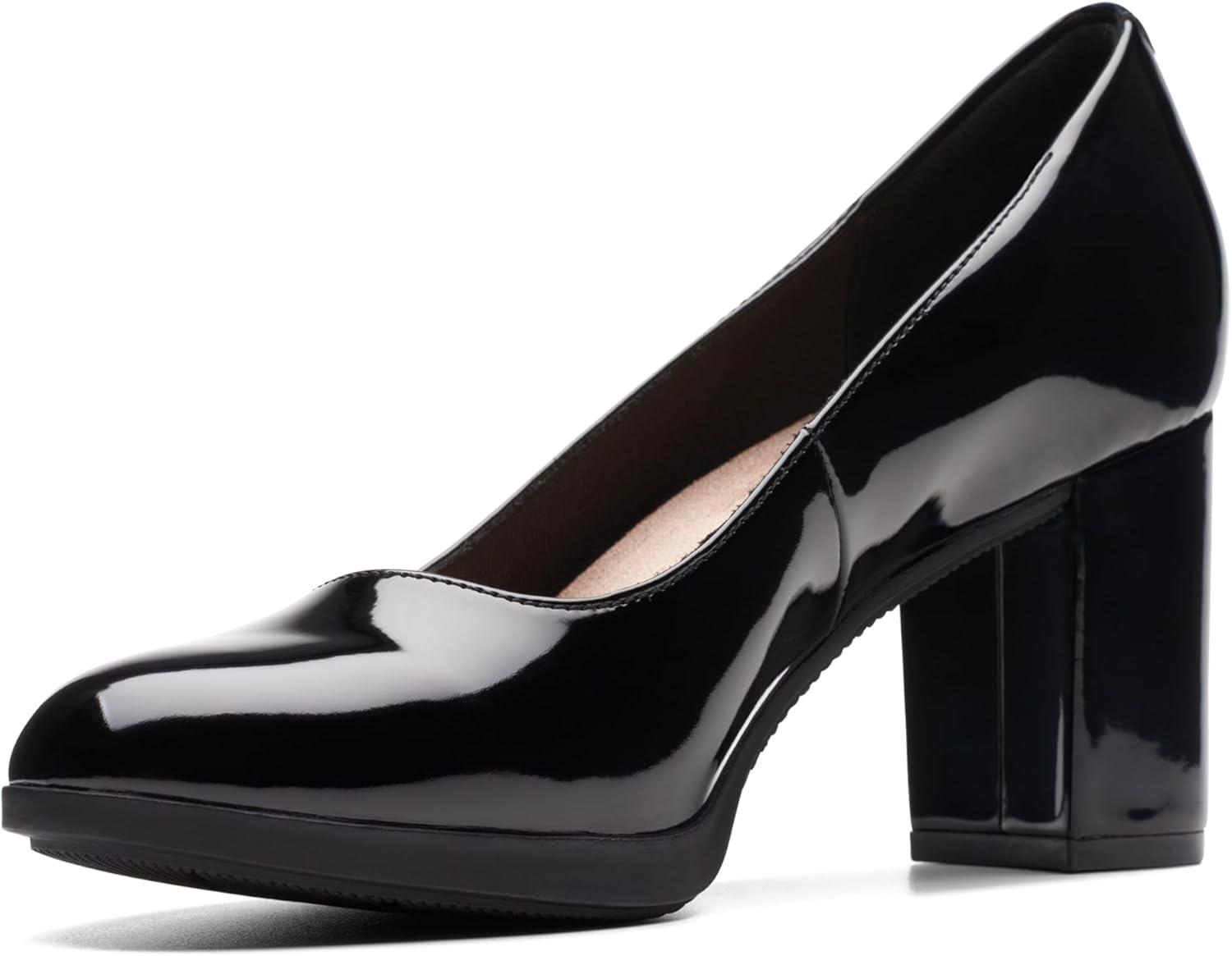imageClarks Womens Bayla SkipBlack Patent Synthetic