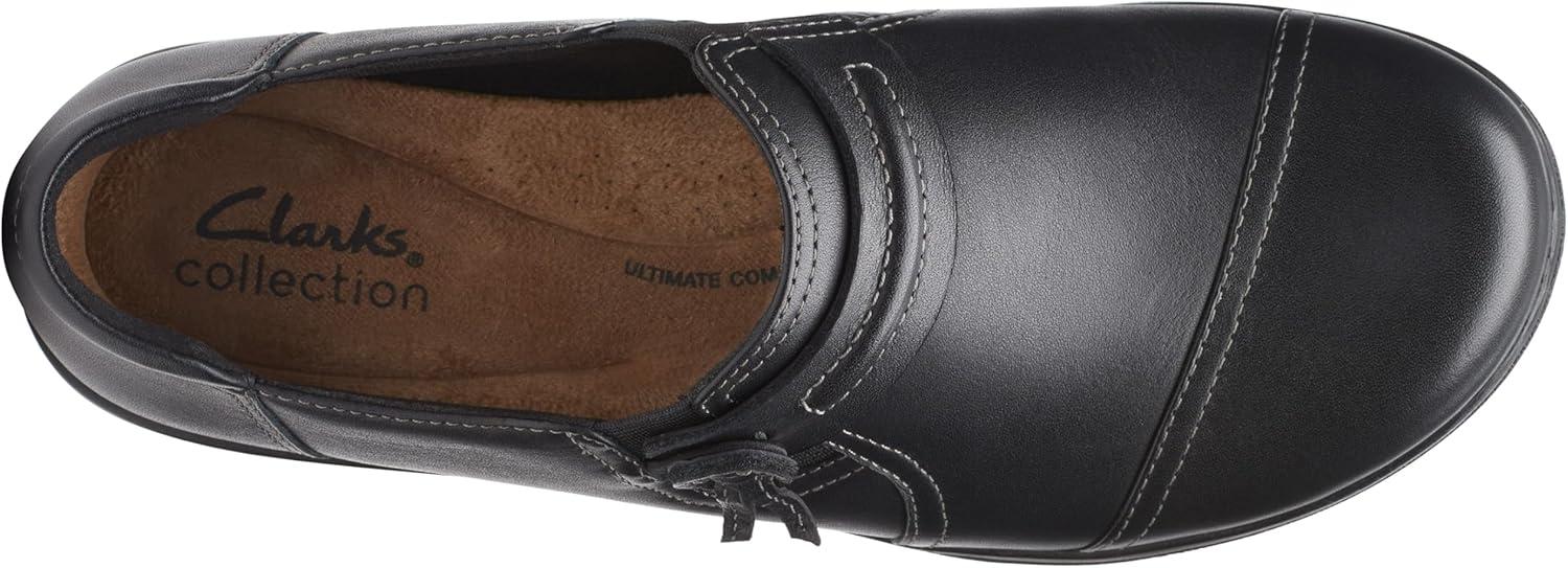 imageClarks Womens Cheyn Madi PullOn LoafersBlack Smooth Leather