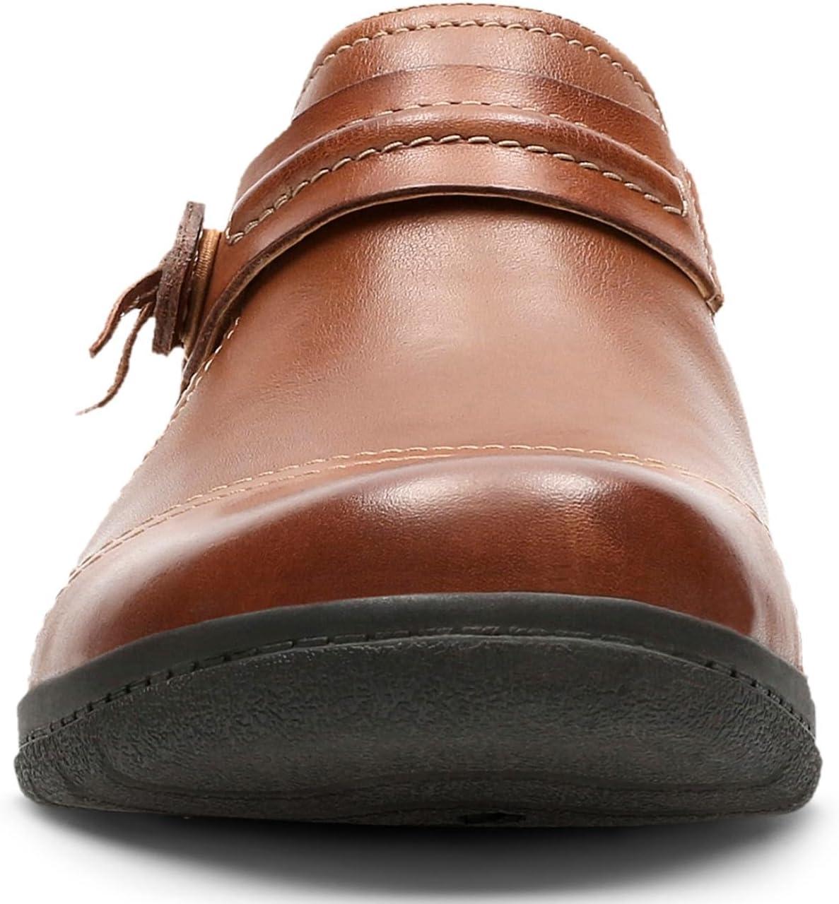 imageClarks Womens Cheyn Madi PullOn LoafersDark Tan Leather